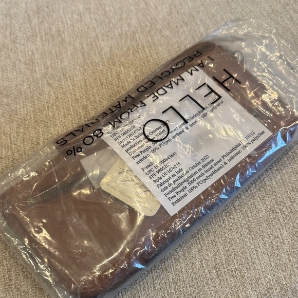 Free People Brown Wristlet Wallet with Zipper - Picture 6 of 6